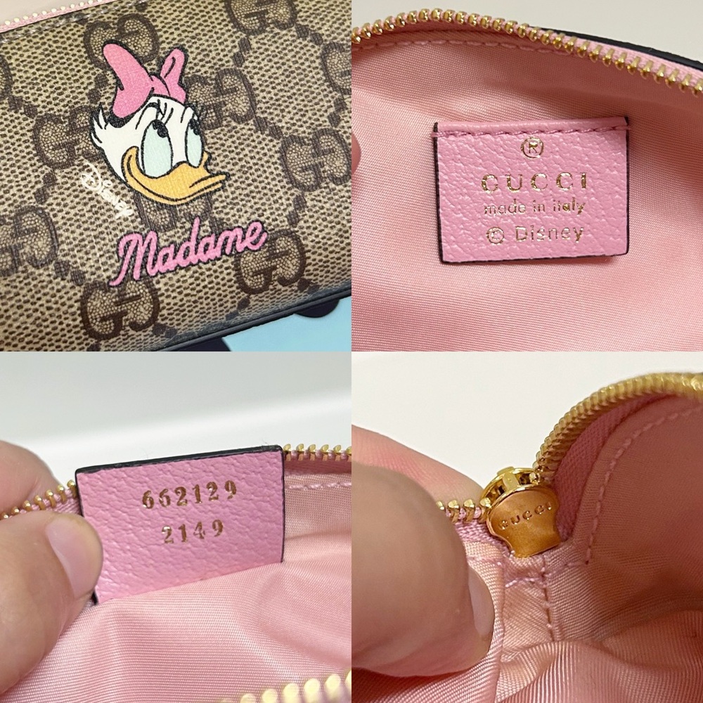 Authentic Gucci x Disney RARE Limited Ed. Daisy Duck Pencil Pouch / Cosmetic Bag - Picture 11 of 11